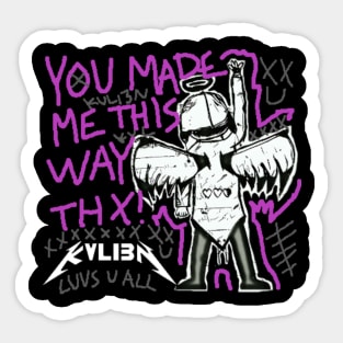 KVLI3N ''LUVS U ALL'' Sticker